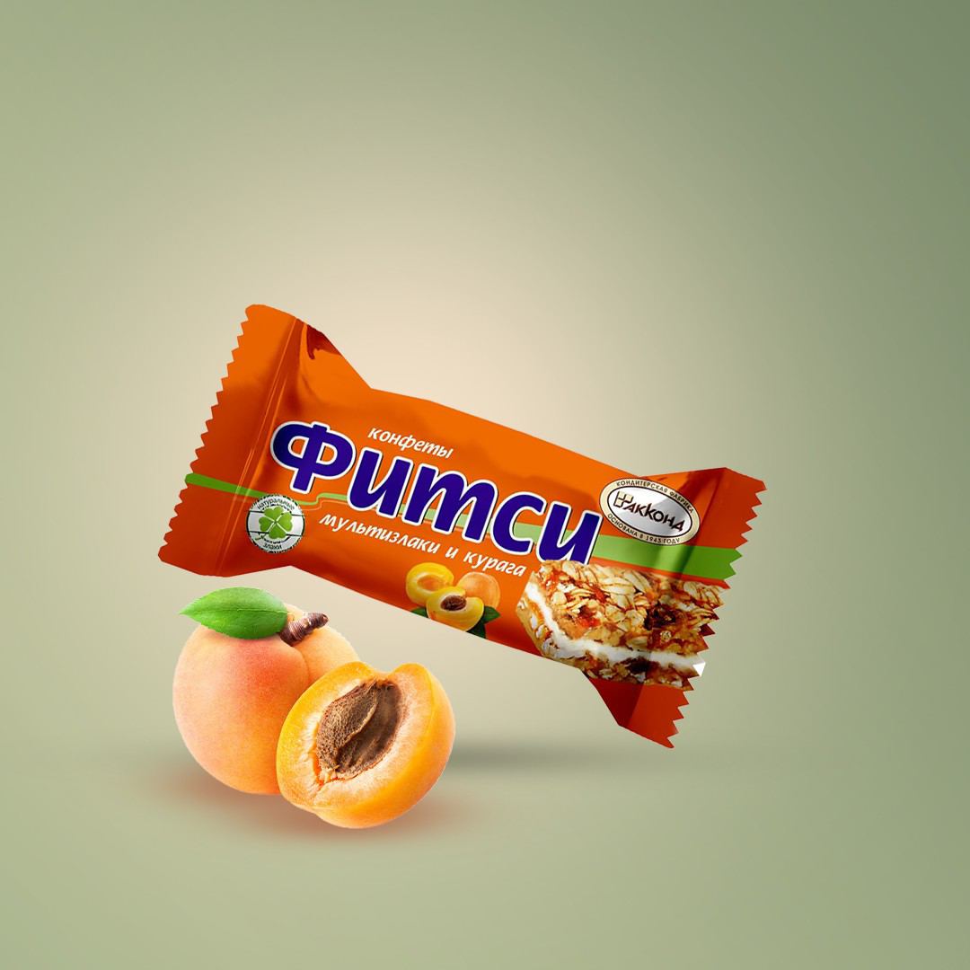 شکلات بار فله آکوند Akkond Dried Apricots با طعم زردآلو خشک 