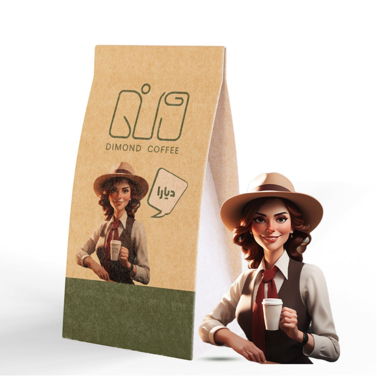 دیارا _قهوه ۵۰ درصد عربیکا ۵۰ درصد روبوستا  گوتمالا ٫اوگاندا ٫ پرو 