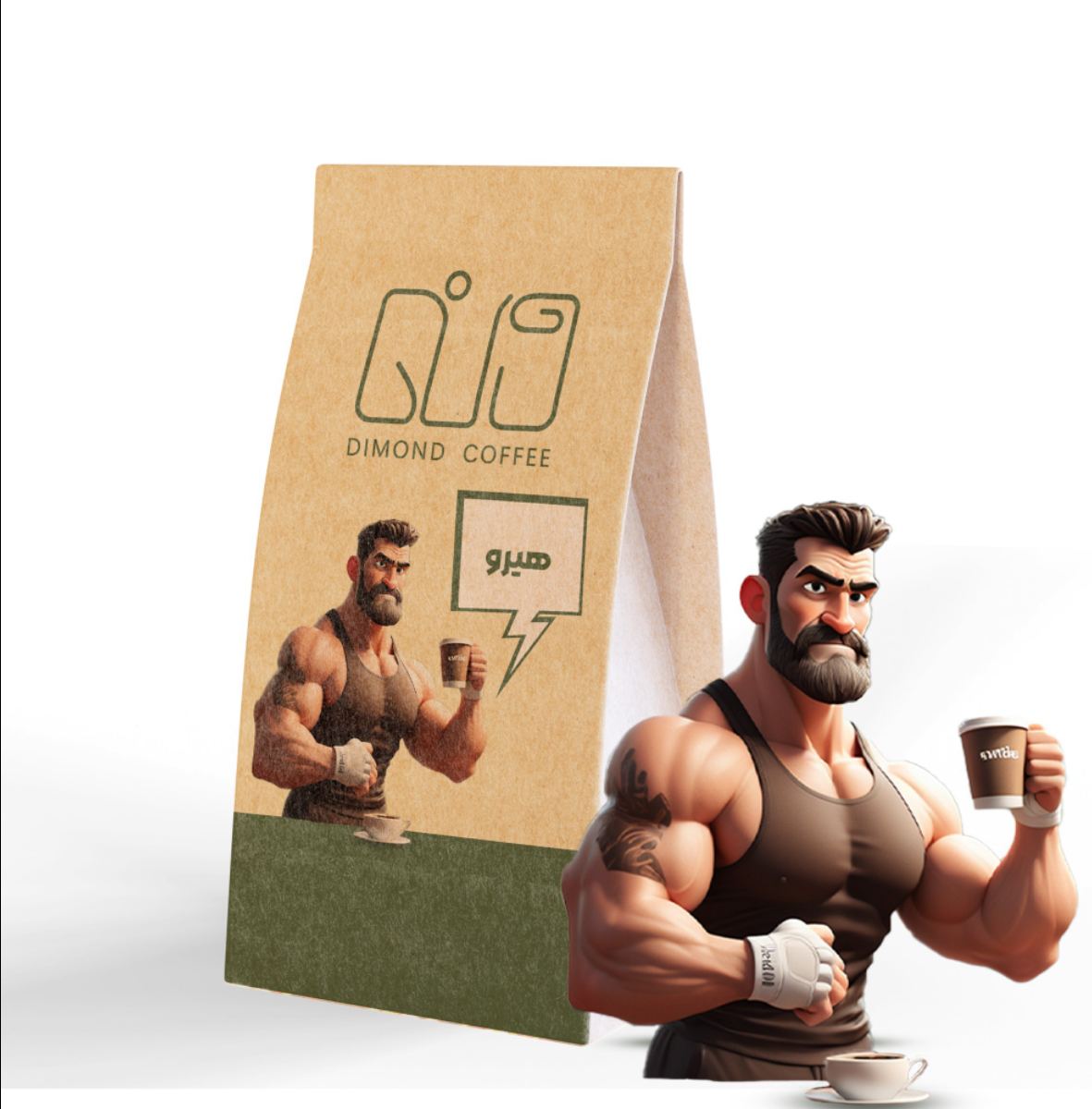 هیرو _ قهوه 85 درصد روبوستای برزیل٫کواتمالا٫ویتنام