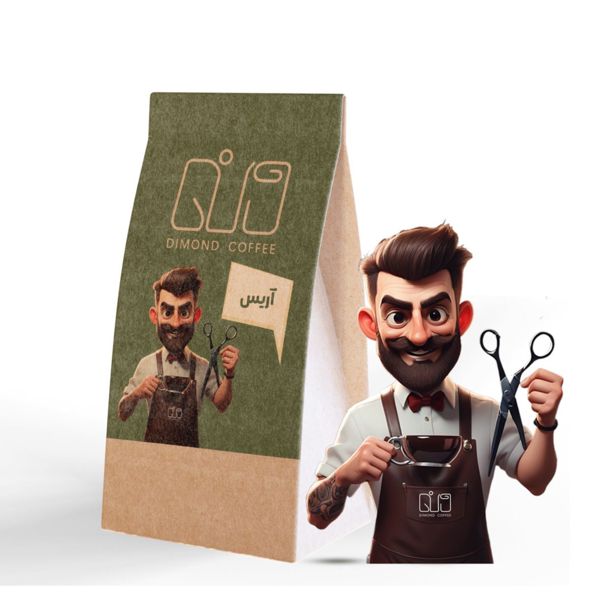 آریس  _ قهوه ۷۰ درصد روبوستا چری٫ پی بی٫ اتیوپی٫ کنیا